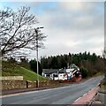 A73 passing Lanark Loch