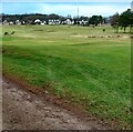 View over golf course