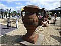 SJ3327 : Large iron urn by Eric Marsh