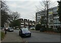 Parked cars in Hill View Road