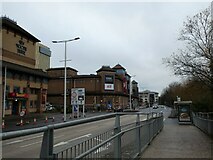 TQ0059 : Heading down the Bedser Bridge towards The Lightbox by Basher Eyre