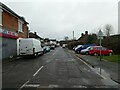 Looking from Walton Road into Omega Road