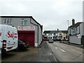 Rear entrance Saj Carpets, Walton Road