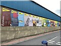 SX9372 : The Port Wall, a colourful history of Teignmouth, Quay Road by Robin Stott