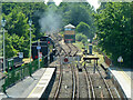 Looking south, Alton station