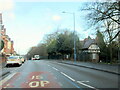 A461 Wood Green Road passing Brunswick Park, Wednesbury