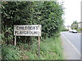 ST8561 : Children's playground sign by Neil Owen