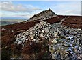 SO3698 : Cairn near Manstone Rock on the Stiperstones by Mat Fascione