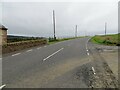NY4681 : Road (B6357) at Dinwoodie, Greena Hill by Peter Wood