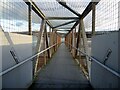 Footbridge over Fishguard Harbour approach