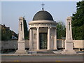 TL0348 : War Memorial, Bedford Road, Kempston by N Avery