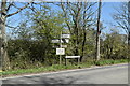 Roadsign, Croydon Barn Lane