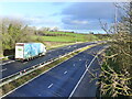 ST5291 : The M48 from footbridge, near Chepstow by Ruth Sharville