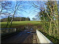 Looking north from footbridge over the M48, Chepstow