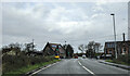 On the A370 heading north at East Brent, approaching the junction with the B3140