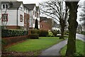 Retirement housing on Station Road, West Moors