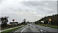 Start of speed limit area at Purn on the A370