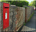 SX9473 : Postbox, Lower Brimley Road, Teignmouth by Derek Harper