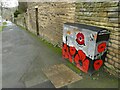 Remembrance box, Harrogate Road, Greengates