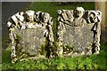 Gravestones in Coberley churchyard