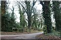 The entrance to Markyatecell Park, Caddington