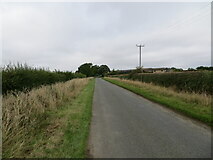 TF0408 : Newstead Lane approaching Carr's Lodge by Peter Wood