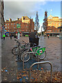 NS6063 : Nextbike Glasgow cycle hire point: Bridgeton Cross by Thomas Nugent