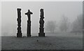 SE2812 : Misty January morning at Yorkshire Sculpture Park by Dave Pickersgill