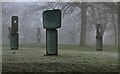 SE2813 : Misty January morning at Yorkshire Sculpture Park by Dave Pickersgill