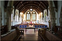 SK1285 : Inside The Church of the Holy and Undivided Trinity, Edale by Jeff Buck