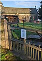 Entrance gate to St Maughans churchyard, Monmouthshire