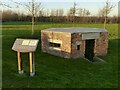 SK6136 : Pillbox at Tollerton Airfield by Alan Murray-Rust