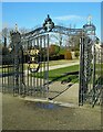 NS2982 : War memorial gates, Helensburgh by Richard Sutcliffe