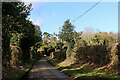 Lane near Woundale in Shropshire