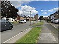 East and uphill on Mason Avenue, Lillington