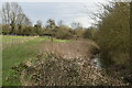 Footpath by drainage ditch