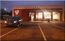 TL0549 : Costa in St Johns Retail Park, Bedford by David Howard