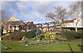 Garden at the junction of Market Place (A661) and High Street, Wetherby