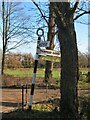 Old signpost near West Tanfield