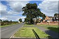 Leicester Lane climbs to meet Kenilworth Road, Lillington