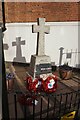 Whittington War Memorial on Main Street, Whittington