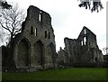 SJ6200 : Wenlock Priory - Remains of transepts of former priory church by Rob Farrow