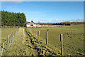 Horse paddocks and bridleway near Seisdon in Staffordshire