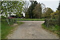 Footpath meets byway