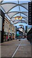 Debenhams name signs, Newport city centre