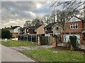 Houses along Farnborough  Road