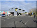 Lidl shop and car park at Wadebridge