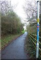 Footpath and cycleway leading to Meadow Road, Droitwich Spa, Worcs