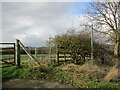 The beginning of a footpath from Melton Road to Widmerpool