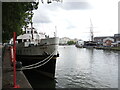 Historic vessels in Bristol docks